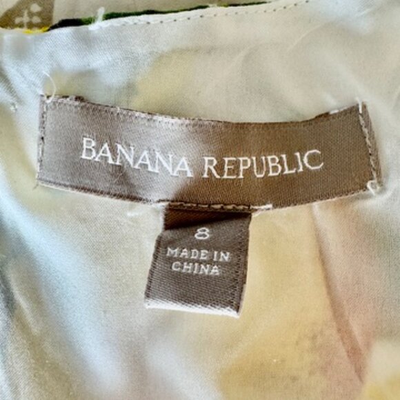Banana Republic White w Yellow Lemons Cotton Dress - Picture 10 of 15